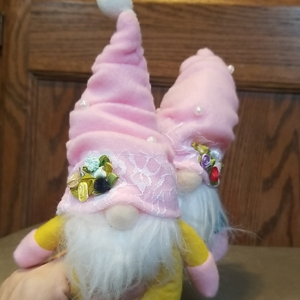 SALE🇱🇷Adorable Gnome Pair Plush Set - Blue and Yellow